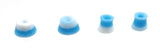 Fingerboard Bushings Duro Swirl - Various Colors - 78A - Pack of 4 Finger Shoe SPITBOARDS Blue-White Swirl  