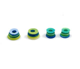 Fingerboard Bushings Duro Swirl - Various Colors - 78A - Pack of 4