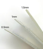 Fingerboard Transparent Silicon Clear Tape 40mm x 110mm uncut shape for fingerboard or finger skate 3PCS