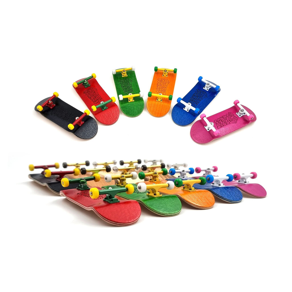 SPITBOARDS Fingerboard 34mm Complete Pro - Setup Bois 5 Couches Avec Trucks Et Roues CNC