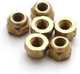 Fingerboard Lock Nuts for Professional Complete Fingerboards Nylon Insert First aid Fingerboard Tuning Self Locking System Spare Parts 6pcs