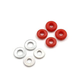 Fingerboard O-Ring Bushings Set of 4 with Washers 6 Colors