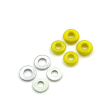 Fingerboard O-Ring Bushings Set of 4 with Washers 6 Colors  SPITBOARDS Yellow  