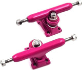 34 mm Fingerboard Pro Trucks by, Real Lock Nuts, Rubber O-Ring Urethane Bushings, Optimised Hanger, Width 34 mm, for Fingerboard Tuning and Assembling 10 Colors  SPITBOARDS Pink  