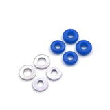 Fingerboard O-Ring Bushings Set of 4 with Washers 6 Colors  SPITBOARDS Blue  