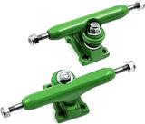 34 mm Fingerboard Pro Trucks by, Real Lock Nuts, Rubber O-Ring Urethane Bushings, Optimised Hanger, Width 34 mm, for Fingerboard Tuning and Assembling 10 Colors  SPITBOARDS Green  