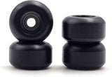 Fingerboard bearing wheels, CNC polyurethane, set of 4 wheels, finger skate wheels, wheels 16 Colors  SPITBOARDS Black  