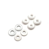 Fingerboard O-Ring Bushings Set of 4 with Washers 6 Colors  SPITBOARDS White  