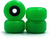 Fingerboard bearing wheels, CNC polyurethane, set of 4 wheels, finger skate wheels, wheels 16 Colors  SPITBOARDS Green  