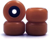 Fingerboard bearing wheels, CNC polyurethane, set of 4 wheels, finger skate wheels, wheels 16 Colors  SPITBOARDS Brown  