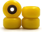 Fingerboard bearing wheels, CNC polyurethane, set of 4 wheels, finger skate wheels, wheels 16 Colors  SPITBOARDS Yellow  