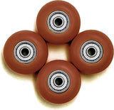 Fingerboard bearing wheels, CNC polyurethane, set of 4 wheels, finger skate wheels, wheels 16 Colors  SPITBOARDS   