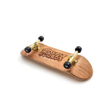 32 mm Fingerboard Complete Real Wood Set-Up (Pre-Assembled, 5-Layers), Trucks with Lock Nuts, Bearing Wheels, Foam Grip Tape | Maplewood Classic (deck: maple wood | trucks: silver | wheels: white) 32 mm Fingerboard SPITBOARDS   