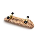 32 mm Fingerboard Complete Real Wood Set-Up (Pre-Assembled, 5-Layers), Trucks with Lock Nuts, Bearing Wheels, Foam Grip Tape | Maplewood Classic (deck: maple wood | trucks: silver | wheels: white) 32 mm Fingerboard SPITBOARDS   